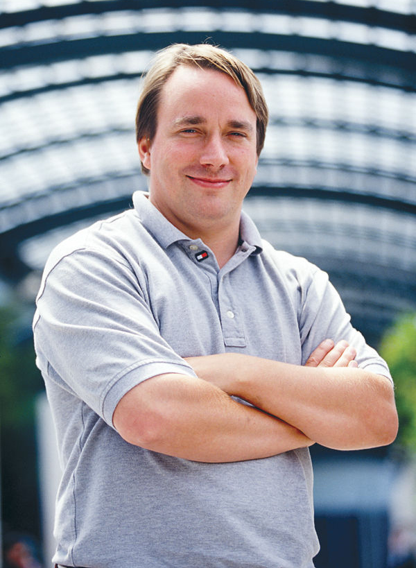 Linus Torvalds, creator of Git and the Linux kernel