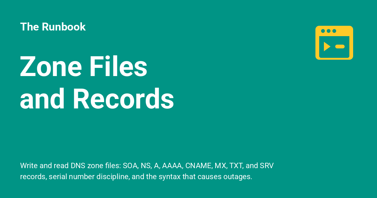 Zone File Example Ubuntu Zone Files and Records - The Runbook
